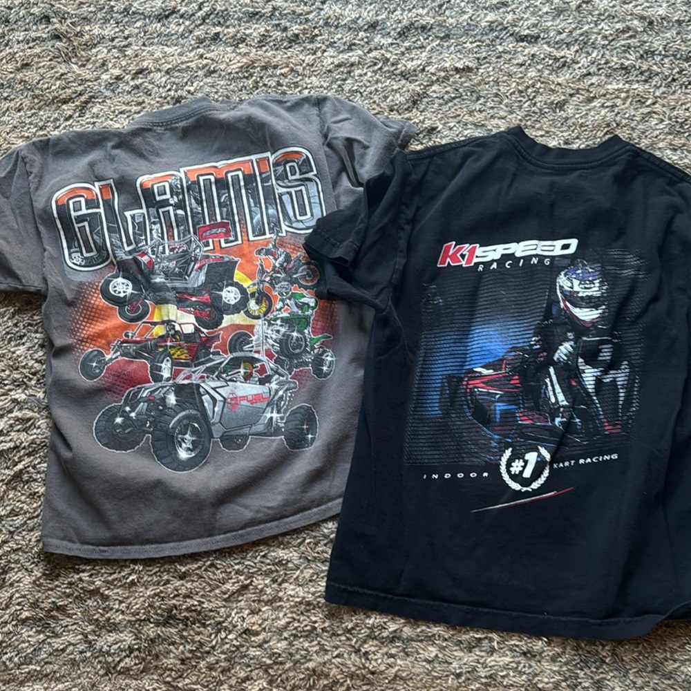 K1 Speed Racing t-shirt medium lot of 2
